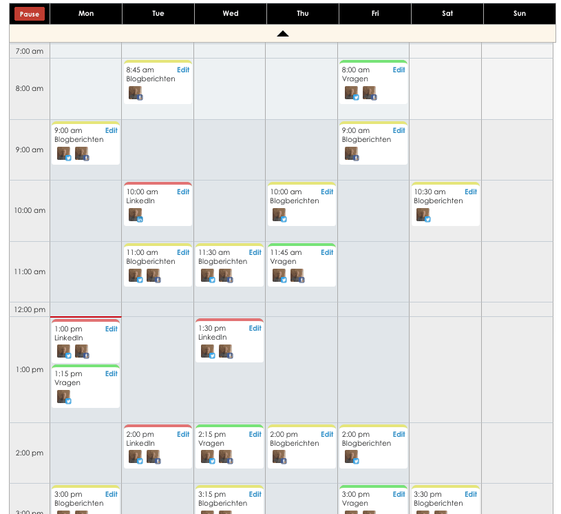 Smarterqueue schedule